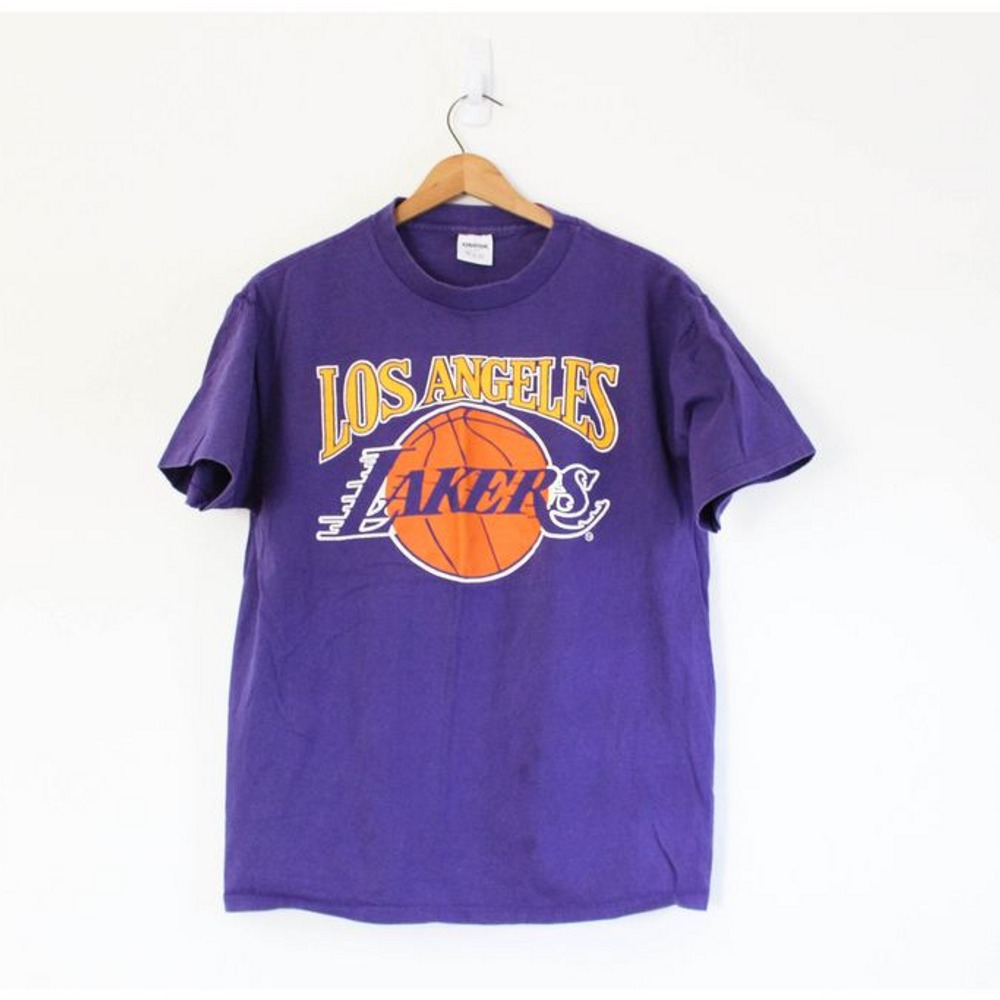 Vintage Los Angeles LA Lakers Basketball T Shirt - Picture 1 of 5
